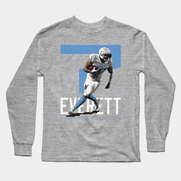 Gerald Everett Los Angeles C Bold Number Long Sleeve T-Shirt by Chunta_Design